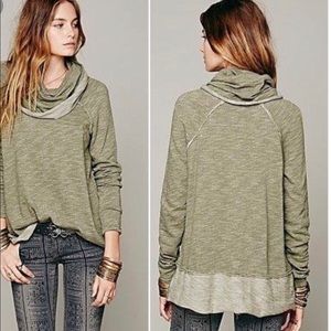 Free people cowl neck pull over